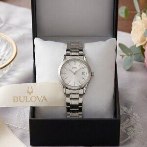 Women’s TFX By Bulova Silver Band Watch - New in Box